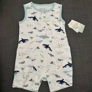 Mac & Moon Baby Shorts Romper